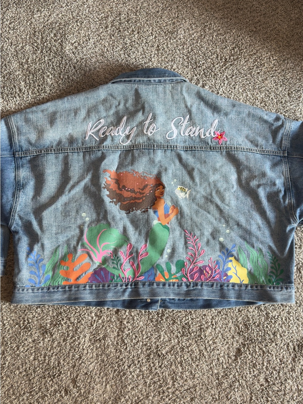 Little Mermaid Disney Jean Jacket